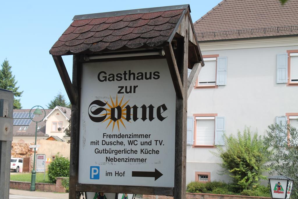 Gasthaus Zur Sonne Friburgo in Brisgovia Esterno foto